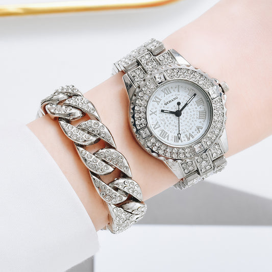 New Women's Suit Bracelet Fashion Exquisite With Diamond Watch
